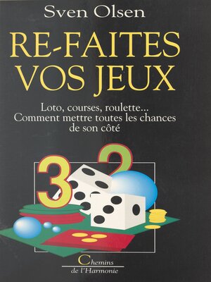 cover image of Re-faites vos jeux